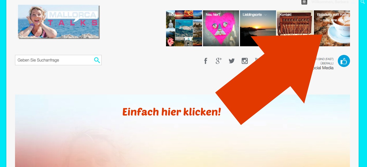 So einfach geht das mit der Einladung zum Kaffee :) 